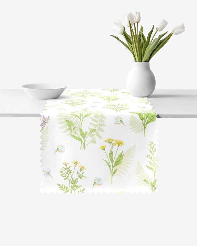 Tafelloper teflon - Bosbloemen