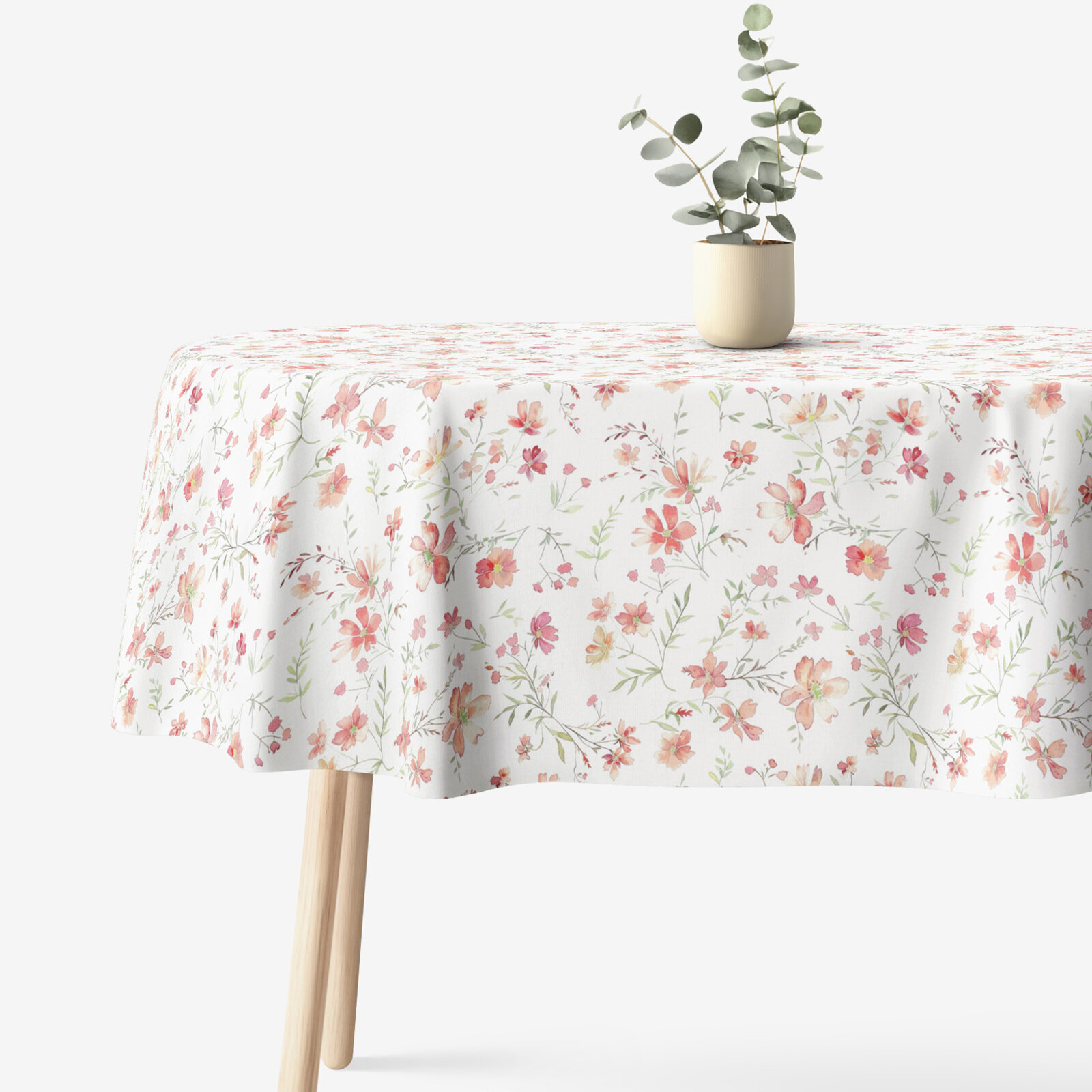 Ovaal tafelkleed Valencia - Veldbloemen