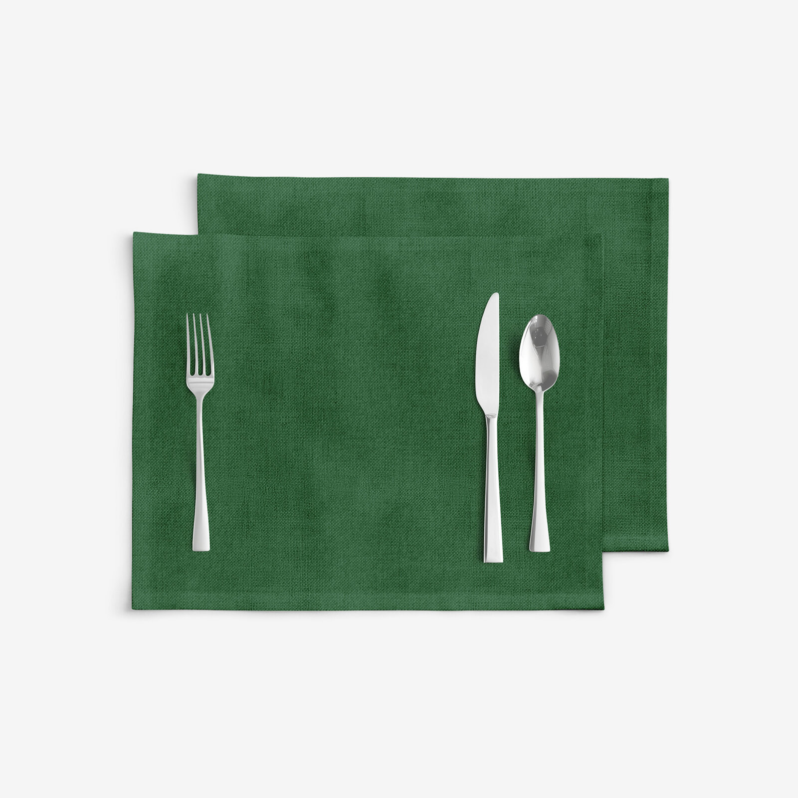 Placemat voor de tafel Malaga - donkergroen - set 2 stuks