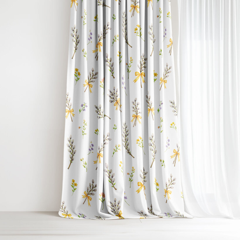 Lente decoratief gordijn Luca - Poesjes