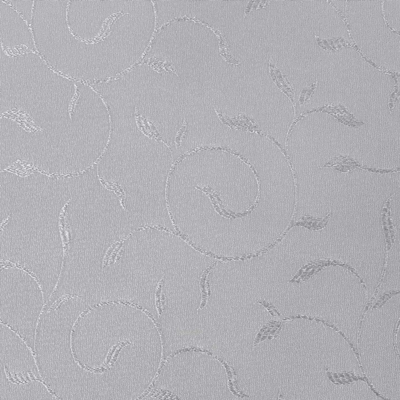 Stof met tefloncoating voor tafelkleden - grijs met grote ornamenten