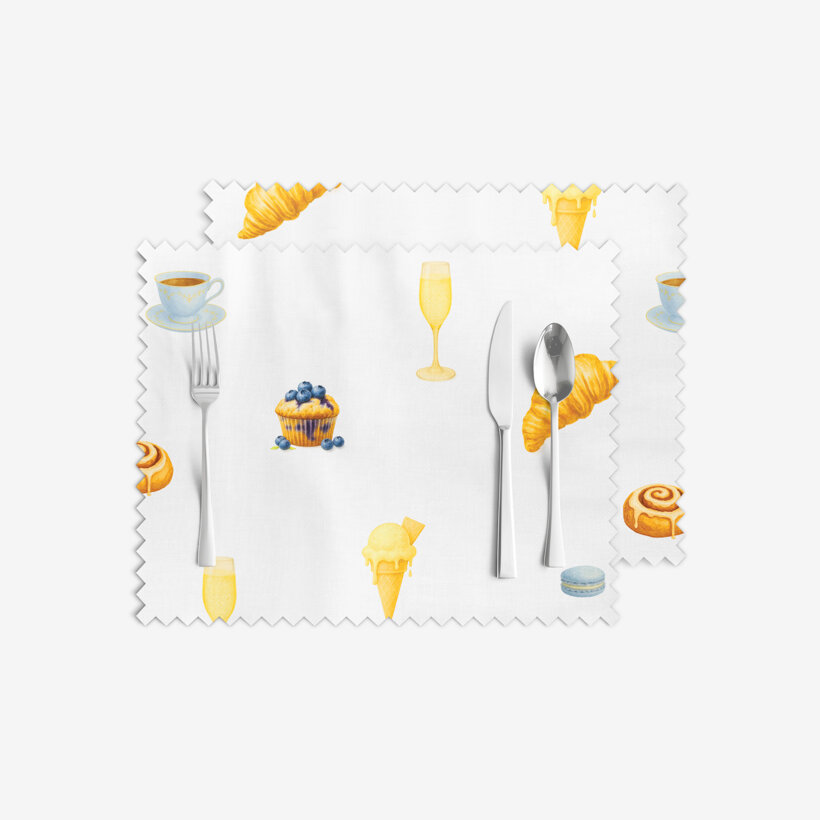 Tafelplacemat teflon - Smaak van Parijs - set 2 stuks