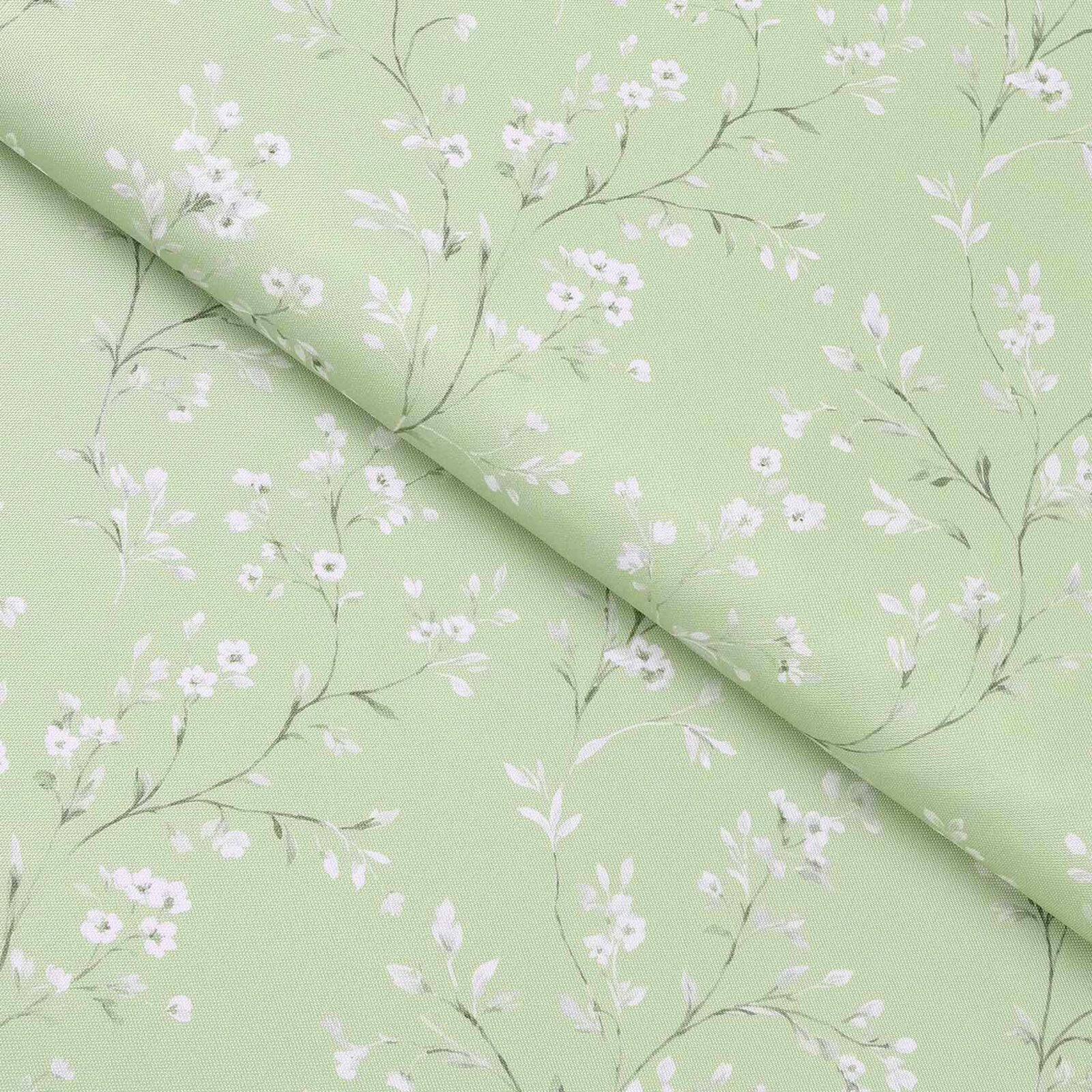 Stof met tefloncoating voor tafelkleden - Jasmijn bloemen
