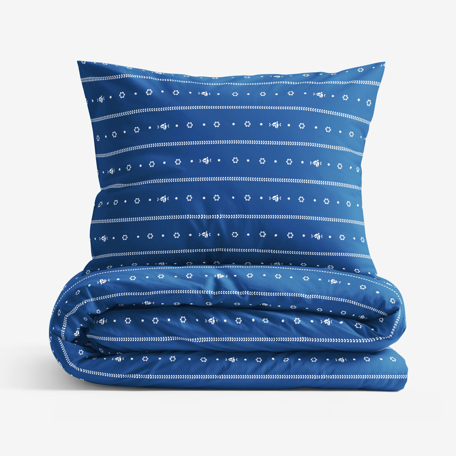 Katoenen beddengoed - Na mú dušu op blauw