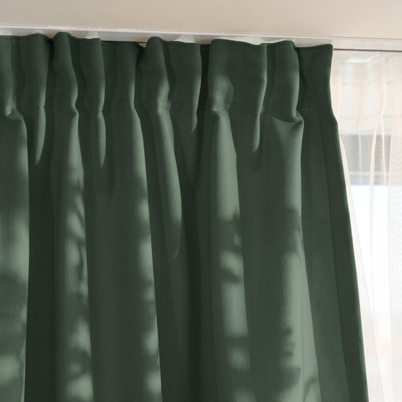 Decoratief gordijn Marbella - donkergroen