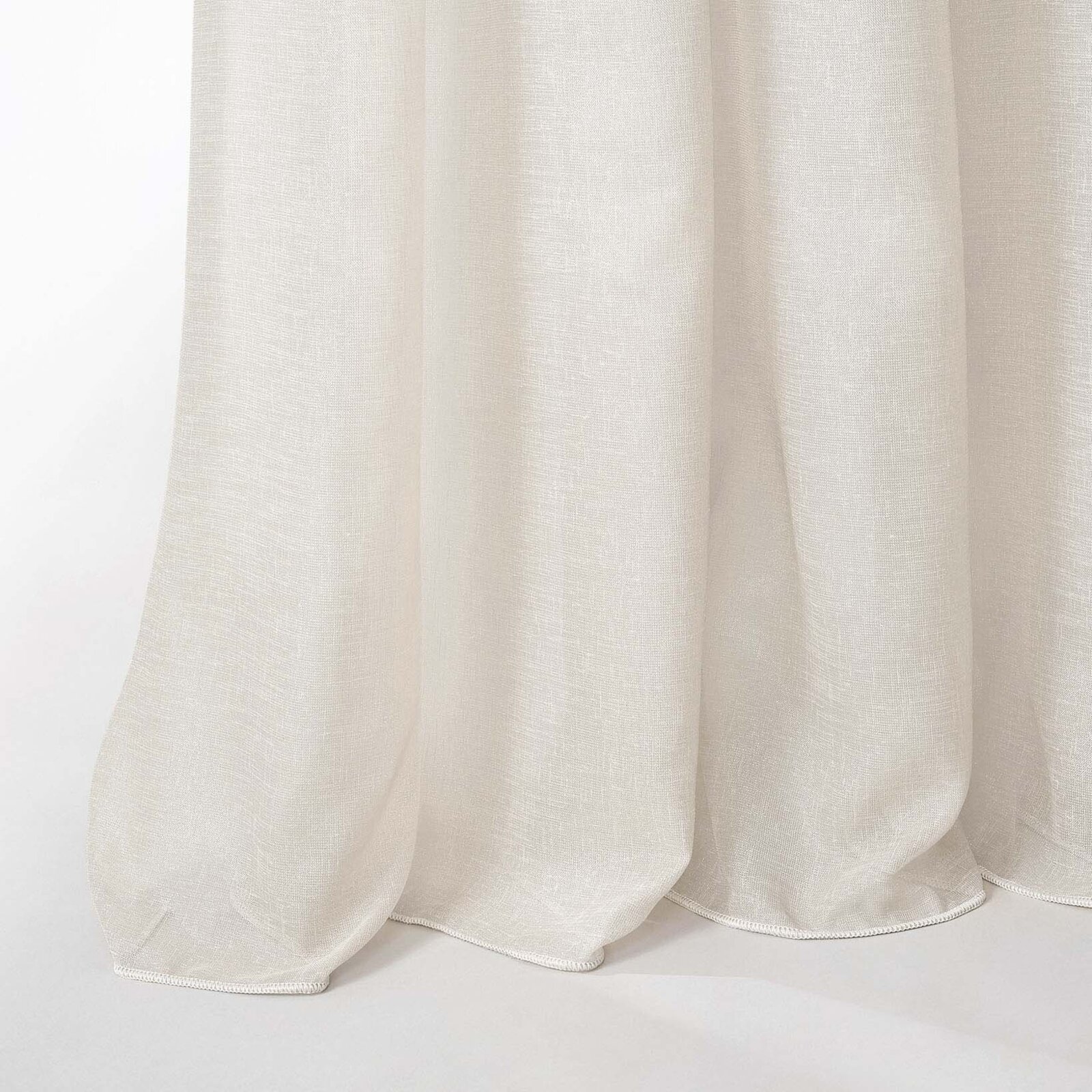 Vitrage - Beige met glans