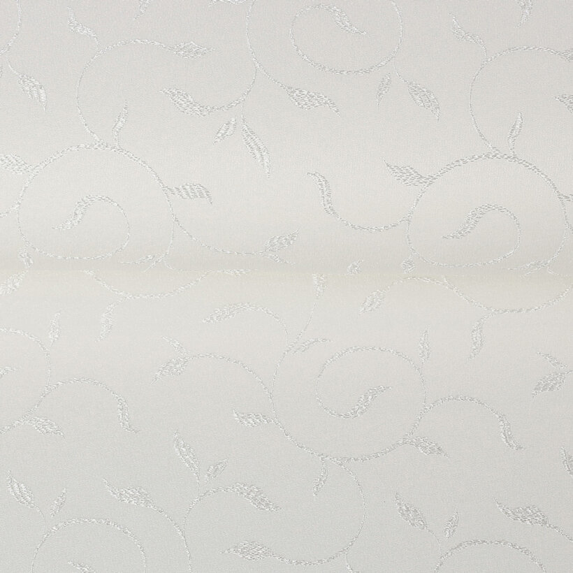 Tafelstof met tefloncoating - crème met grote ornamenten