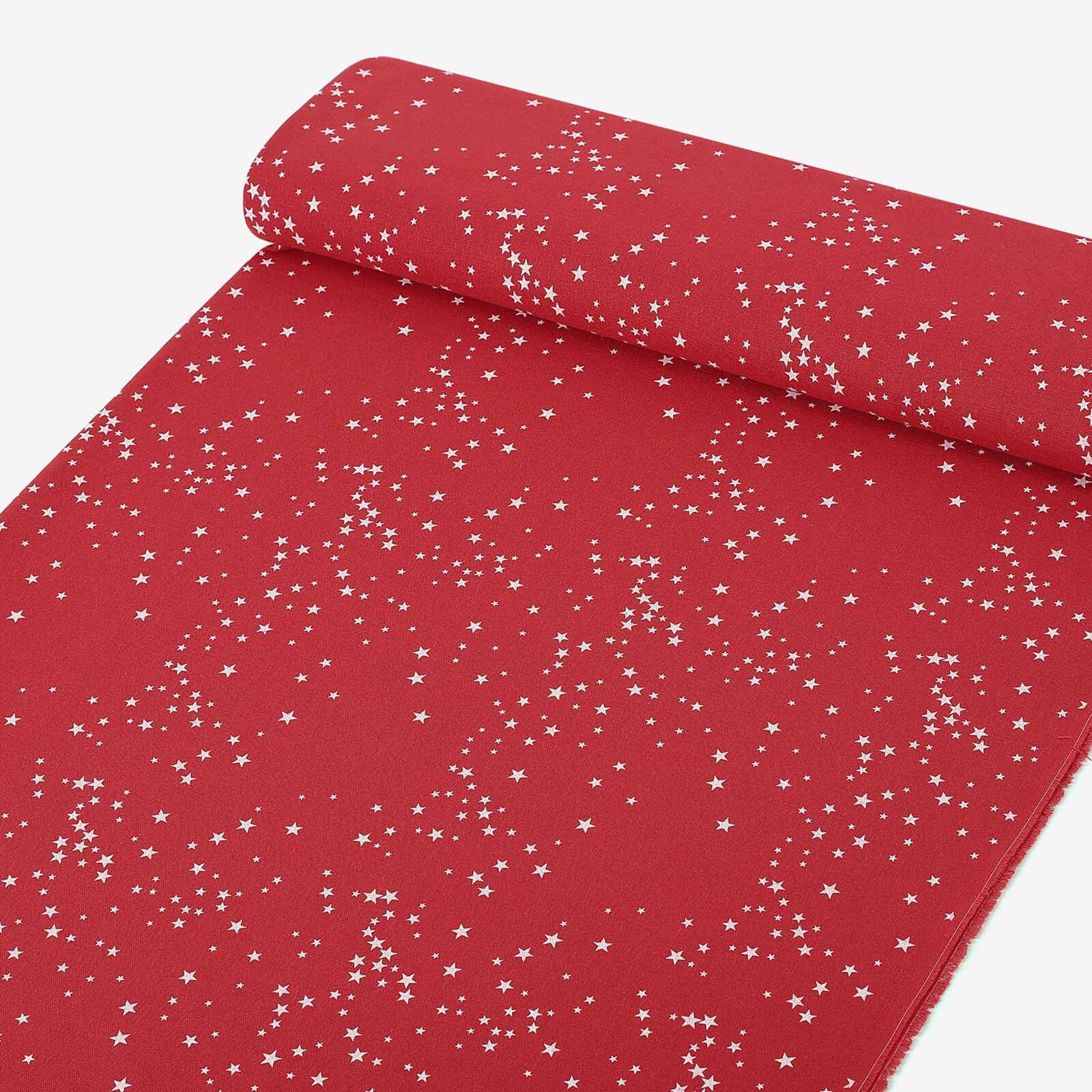 Decoratiestof Valencia - Sterretjes op rood