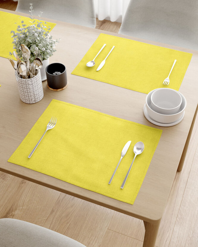 Placemat voor de tafel Malaga - lime - set 2 stuks