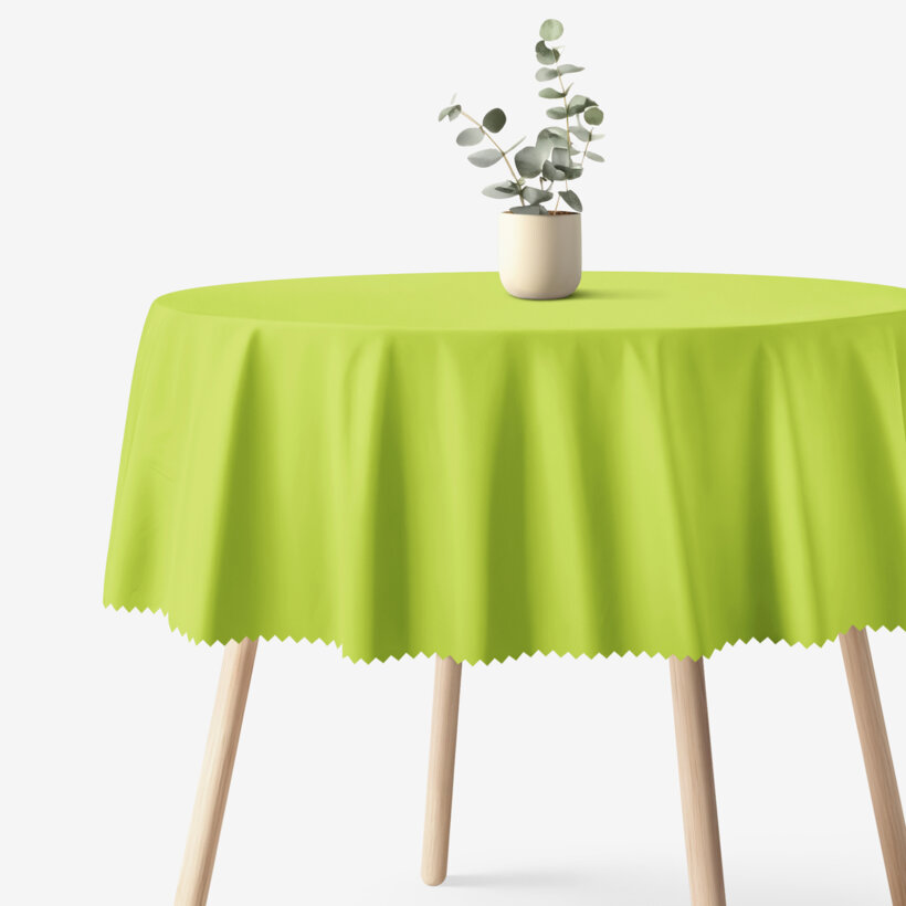 Rond teflon tafelkleed - groen