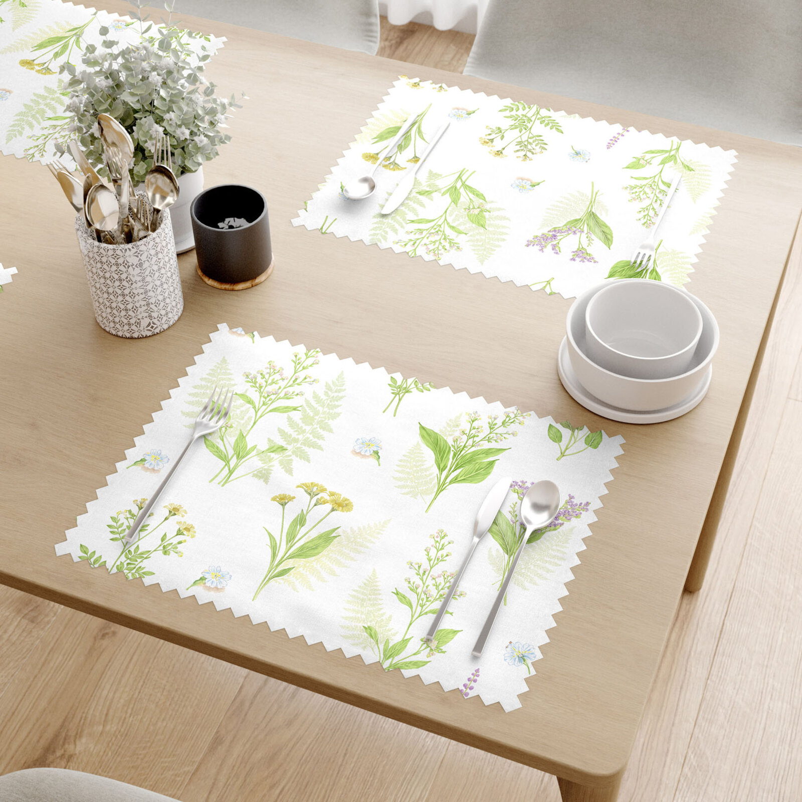 Tafelplacemat teflon - Bosbloemen - set 2 stuks