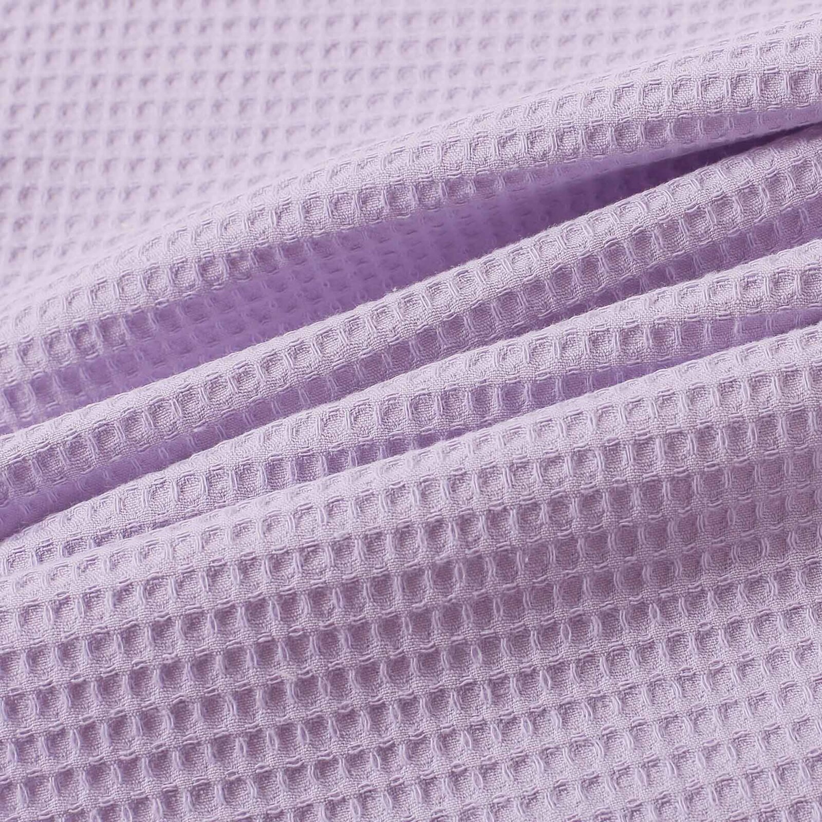 Geborduurde theedoek (wafeldoek) voor de keuken - Lavendel op paars