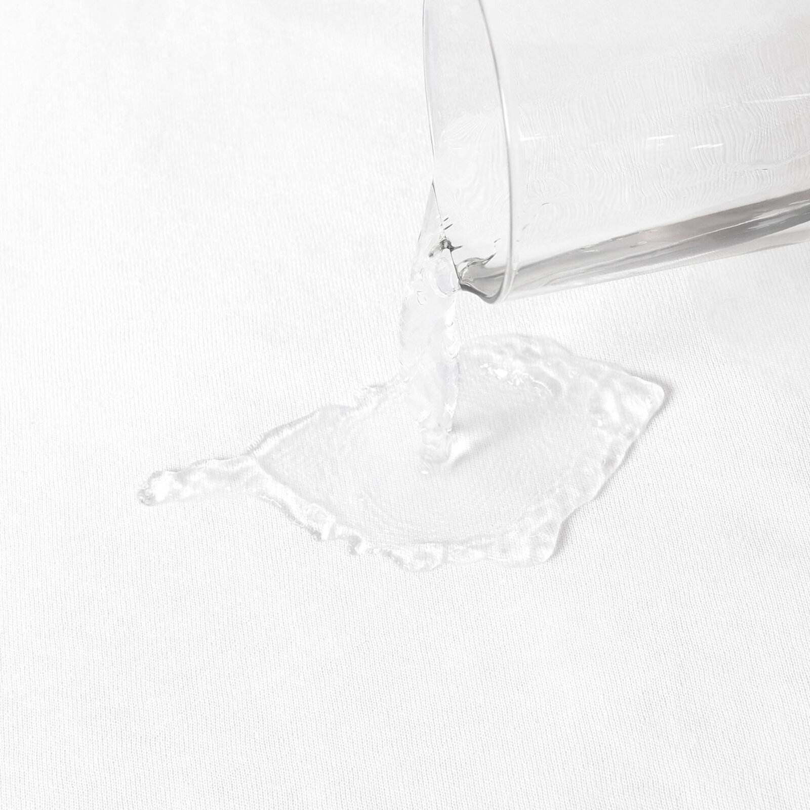 Waterdicht jersey hoeslaken - wit