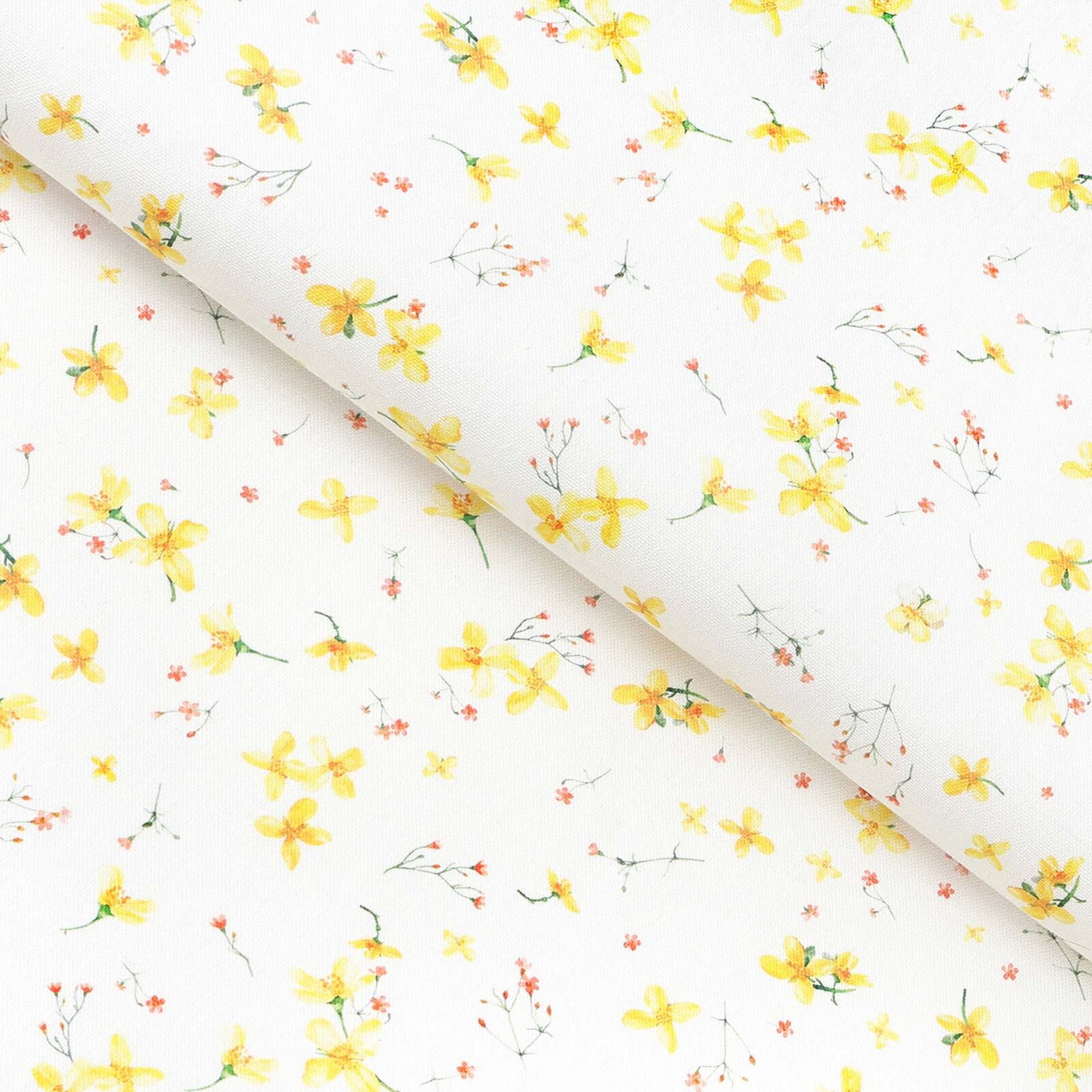 Decoratiestof Valencia - Narcissenbloemen