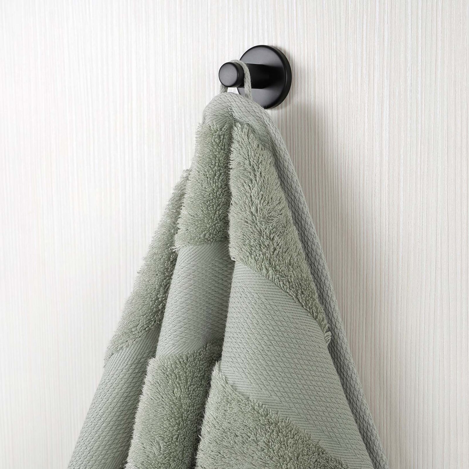 Bamboe handdoek/badhanddoek - saliegroen