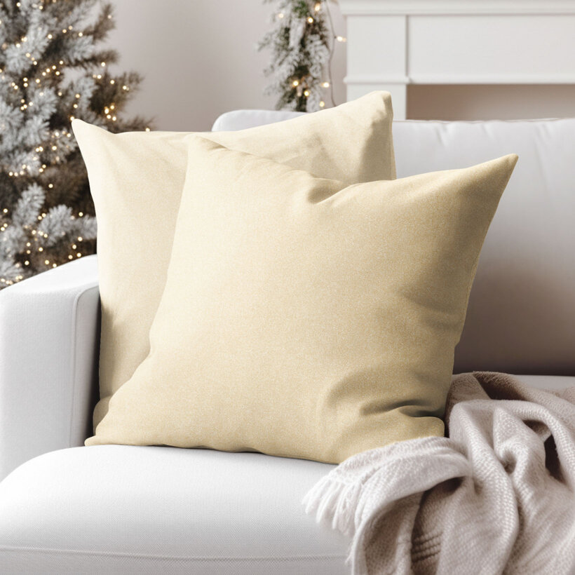 Decoratieve exclusieve kussensloop - goud met glitters