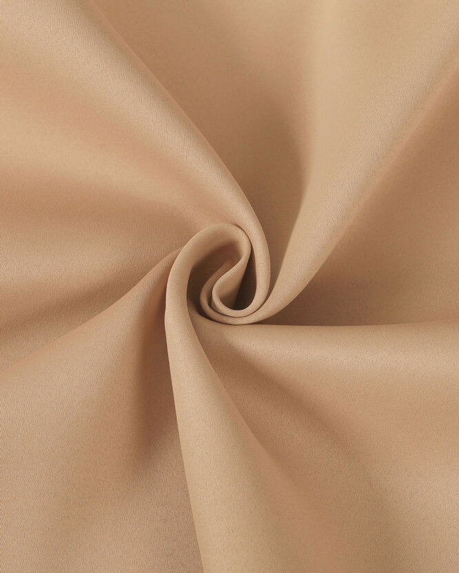 Verduisterende stof Blackout met satijnglans - goudkleurig beige