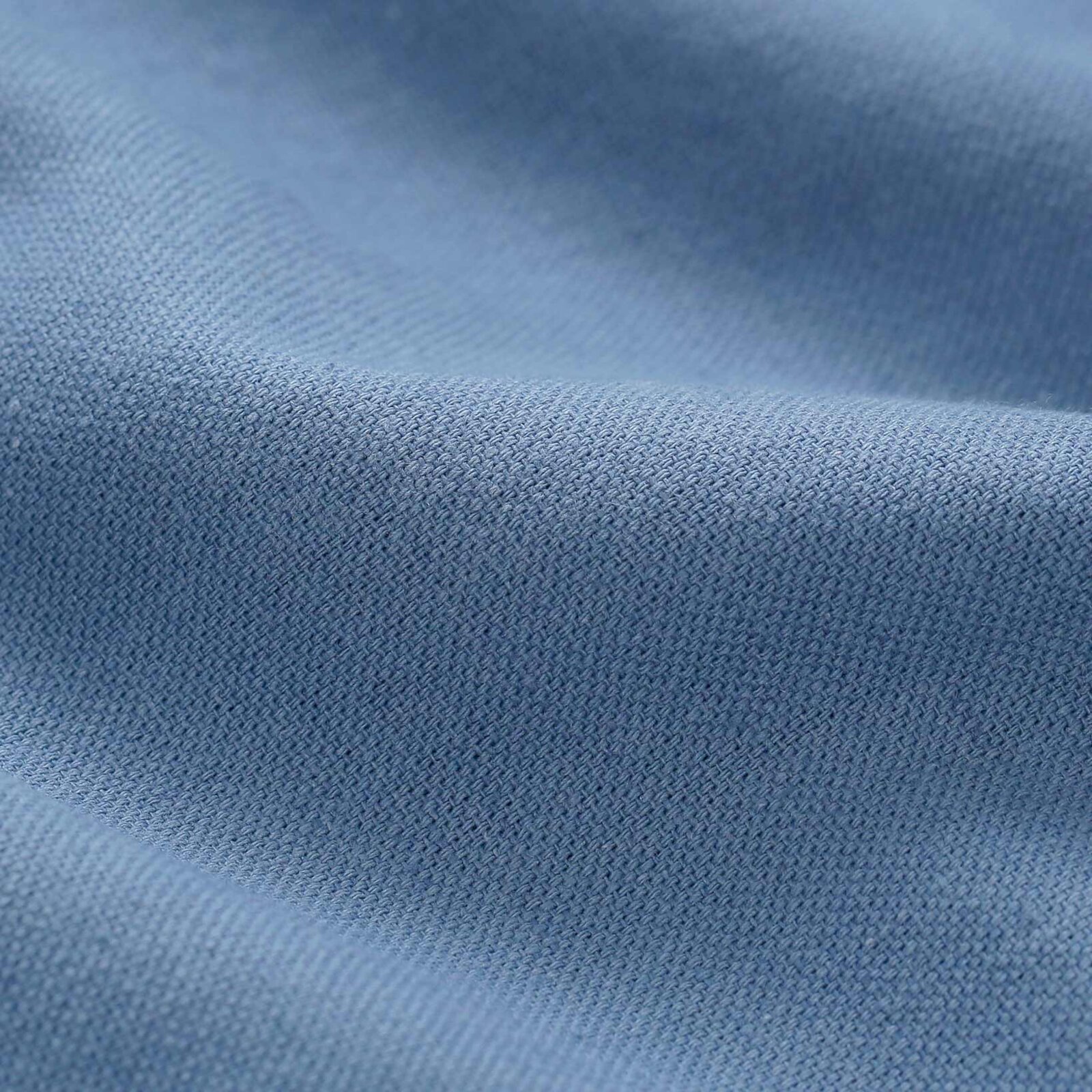 Naturel stof van linnenmix - blauw