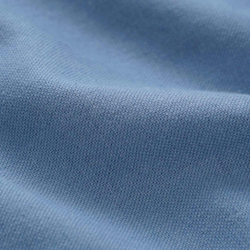 Naturel stof van linnenmix - blauw