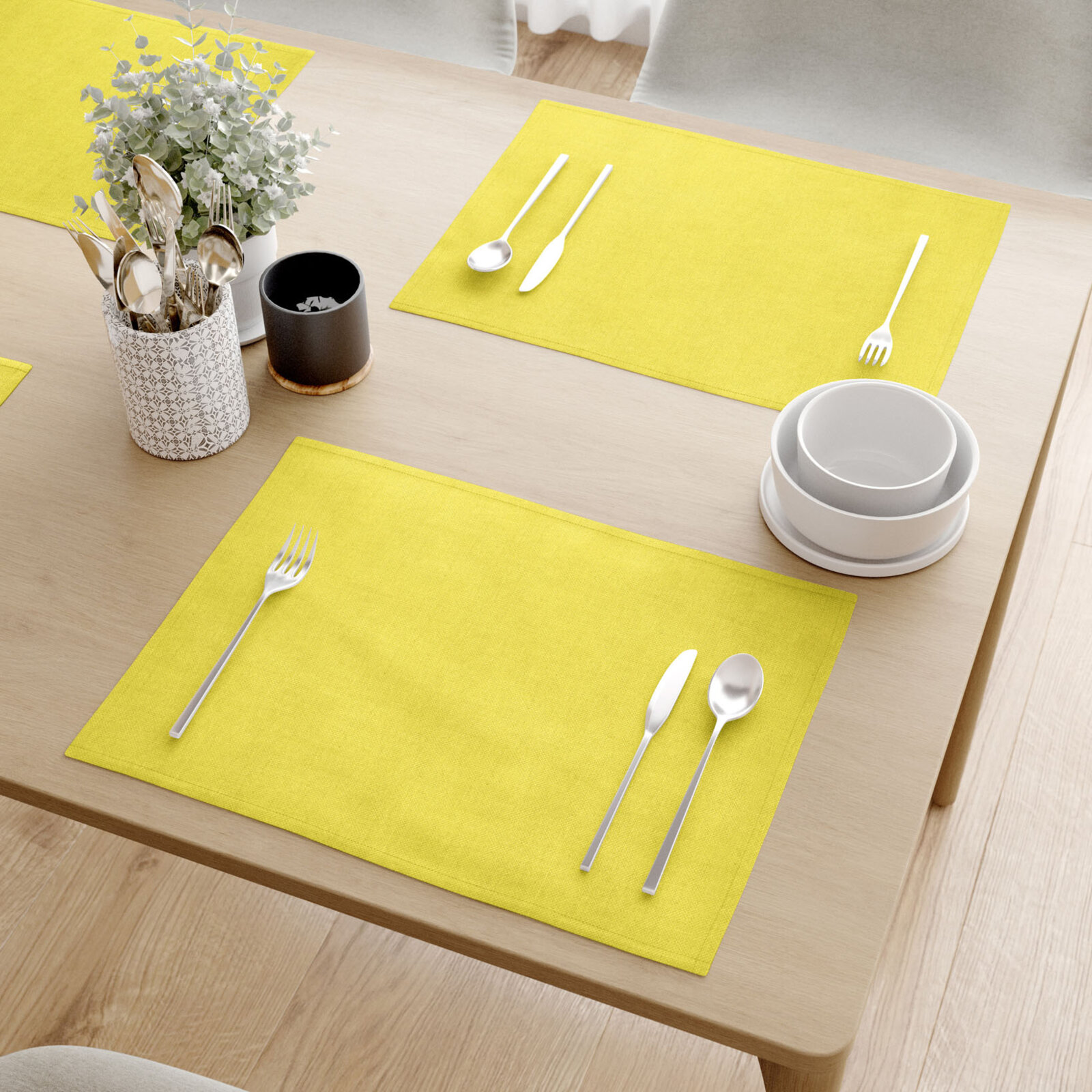Placemat voor de tafel Malaga - lime - set 2 stuks