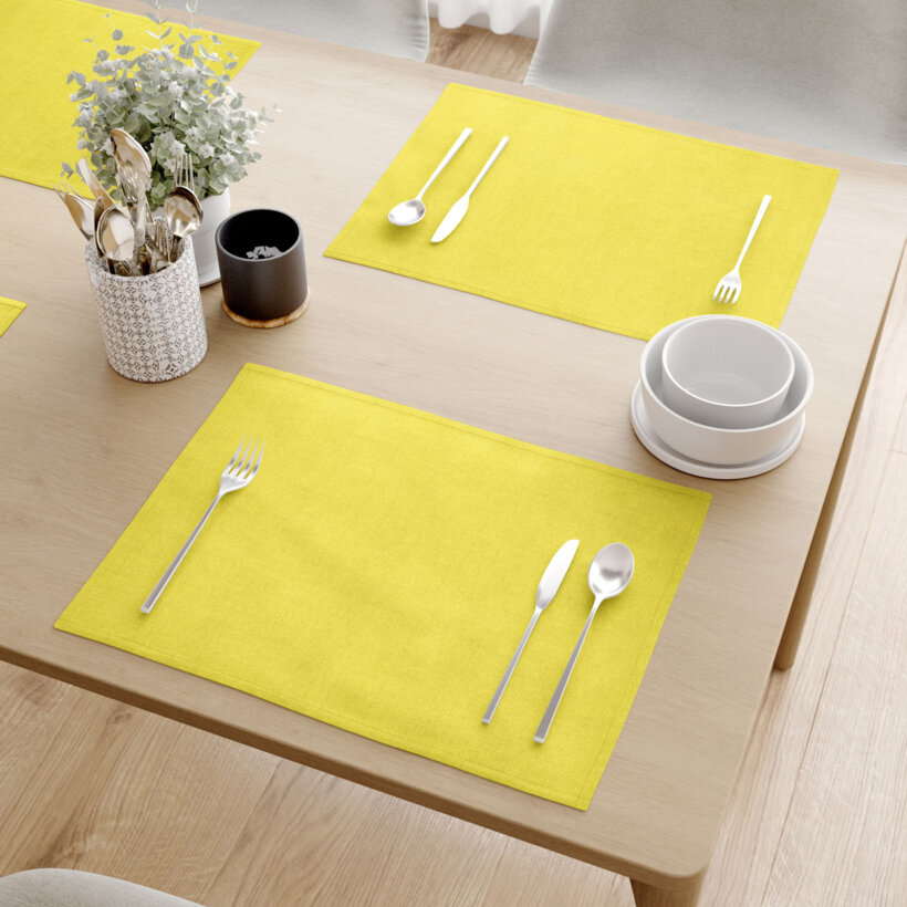 Placemat voor de tafel Malaga - lime - set 2 stuks