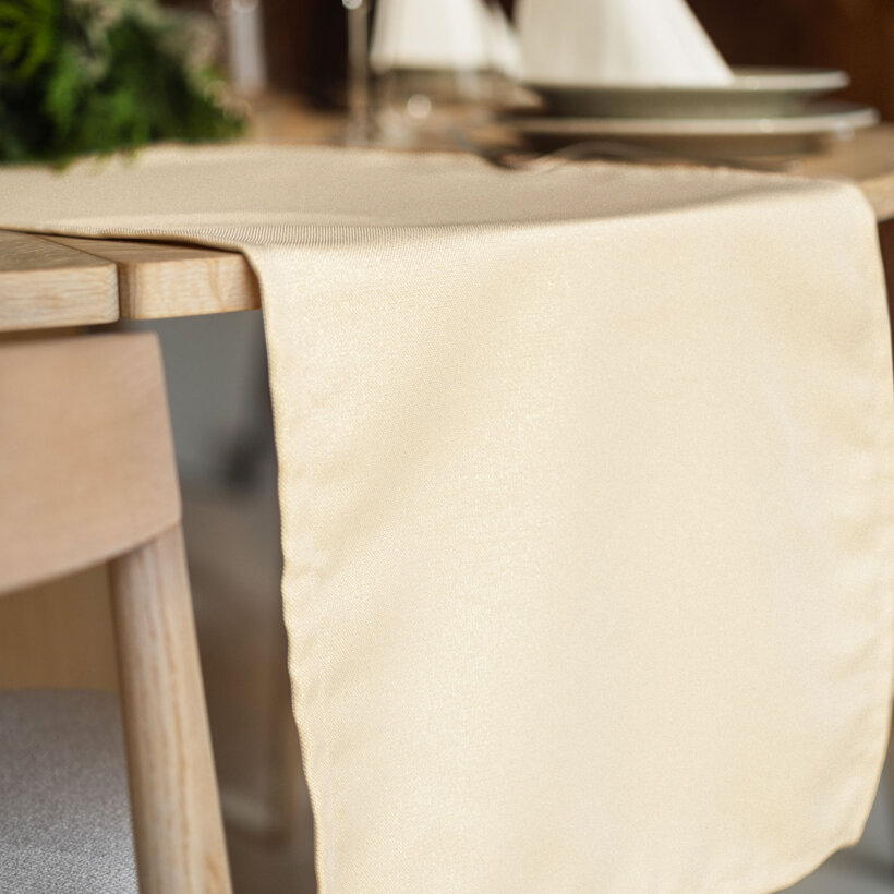 Exclusieve tafelloper - goud met glitters