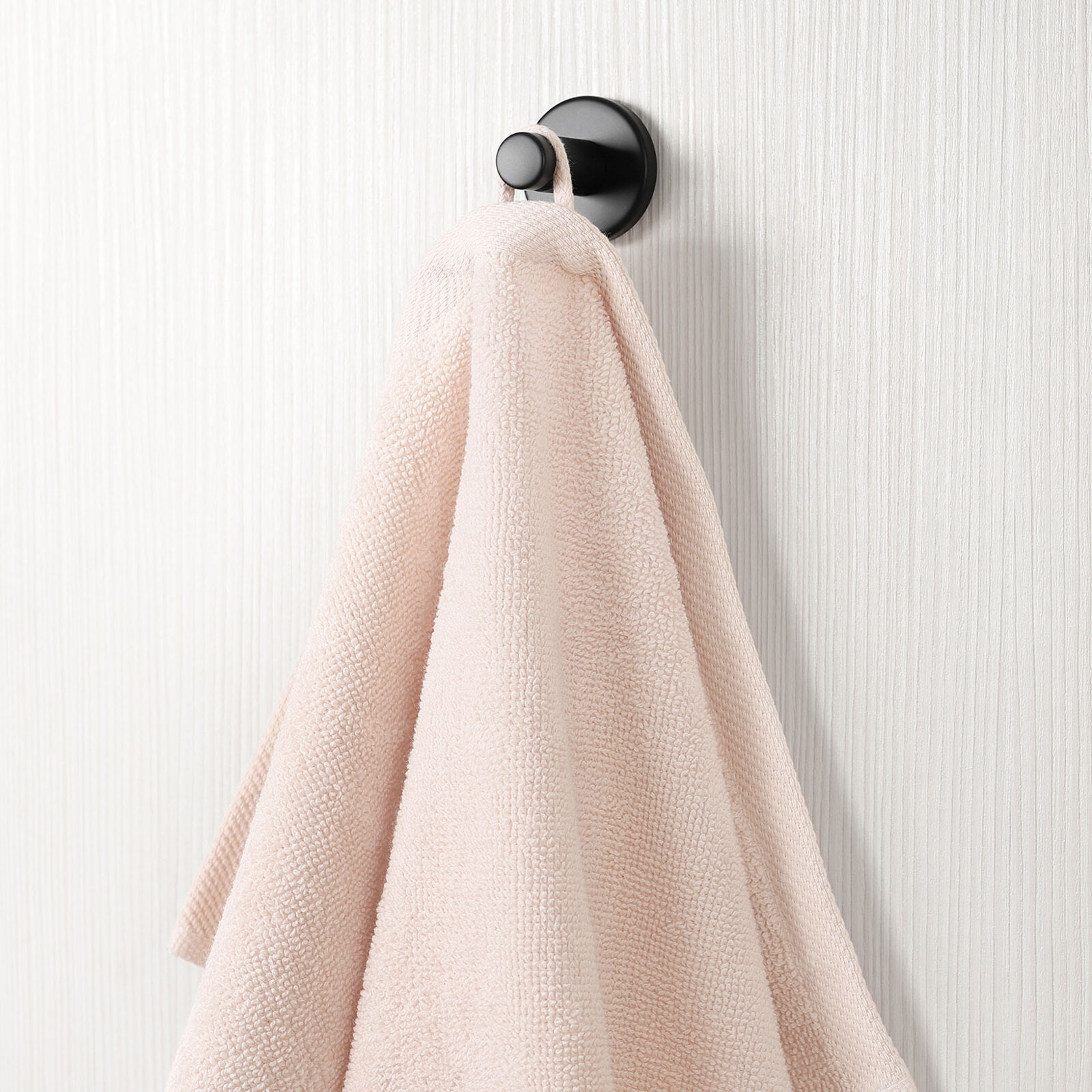 Katoenen badstof handdoek / badhanddoek Soft zonder boord - lichtroze