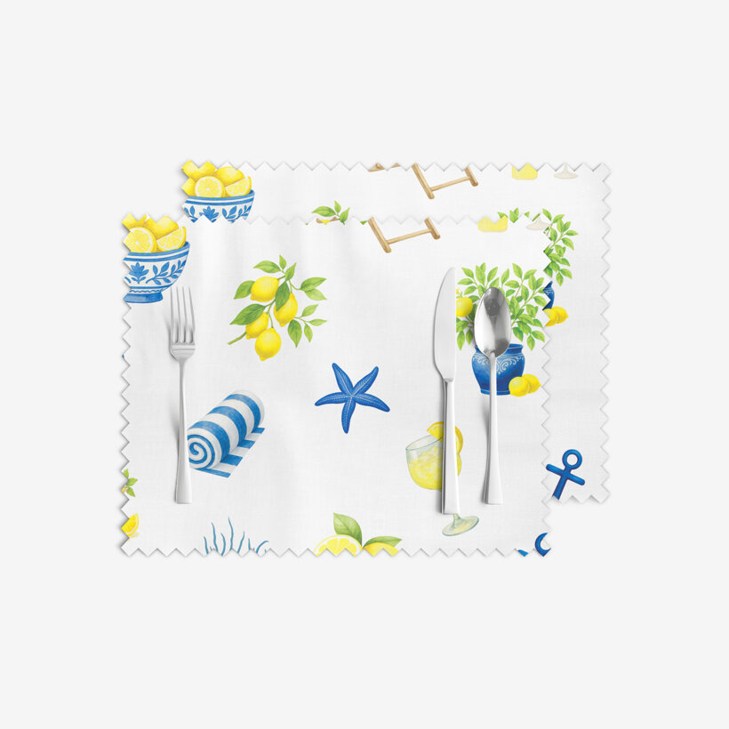 Tafelplacemat teflon - Italiaanse zomer - set 2 st.