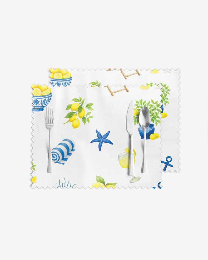 Tafelplacemat teflon - Italiaanse zomer - set 2 st.