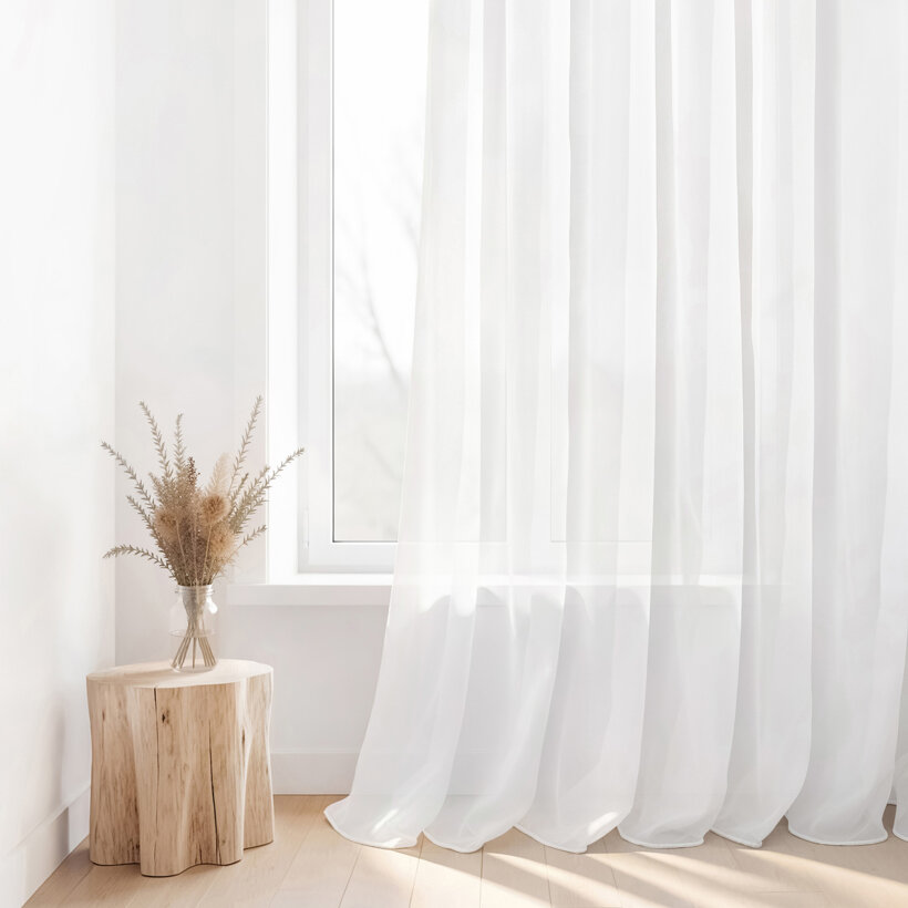 Glad voile - Wit