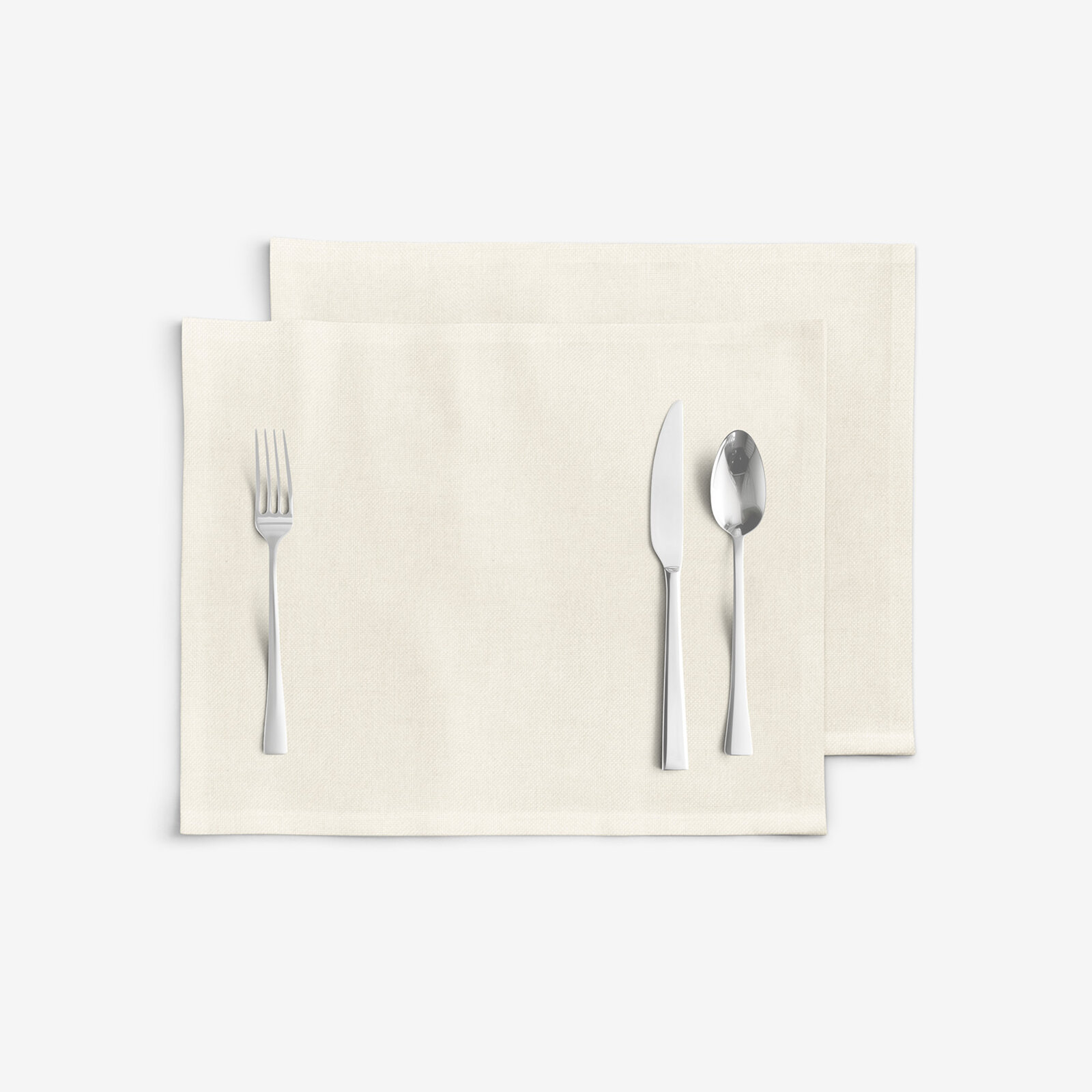 Tafelplacemat Malaga - crème - set 2 stuks
