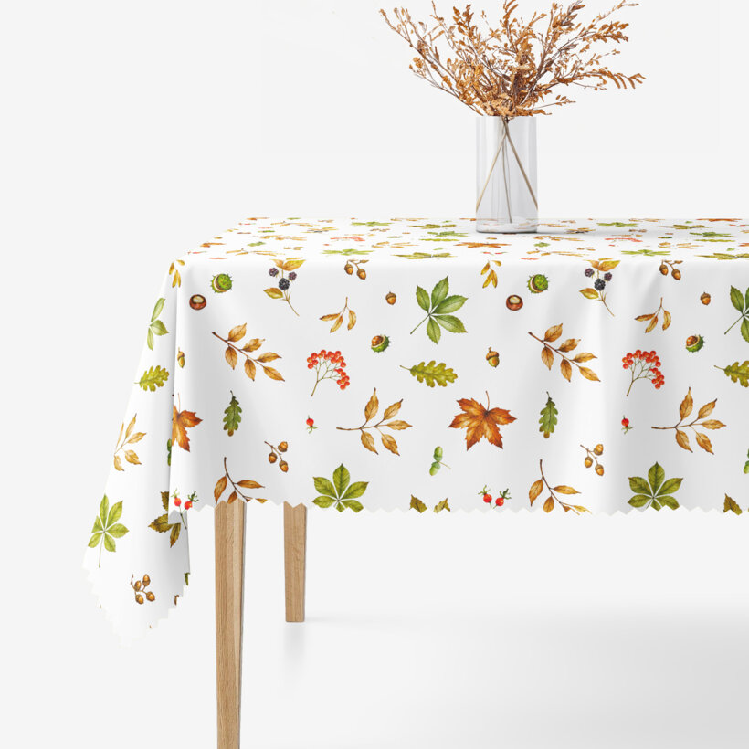 Hoekig teflon tafelkleed - Herfstmagie