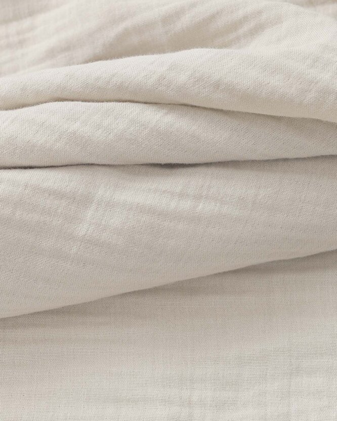 Mousseline stof - naturel