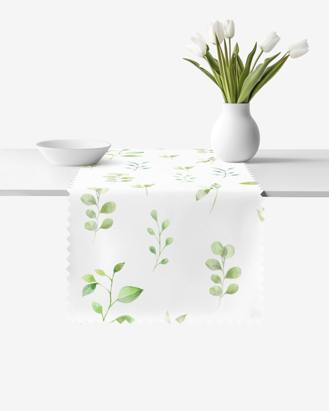 Tafelloper teflon - Eucalyptus blaadjes