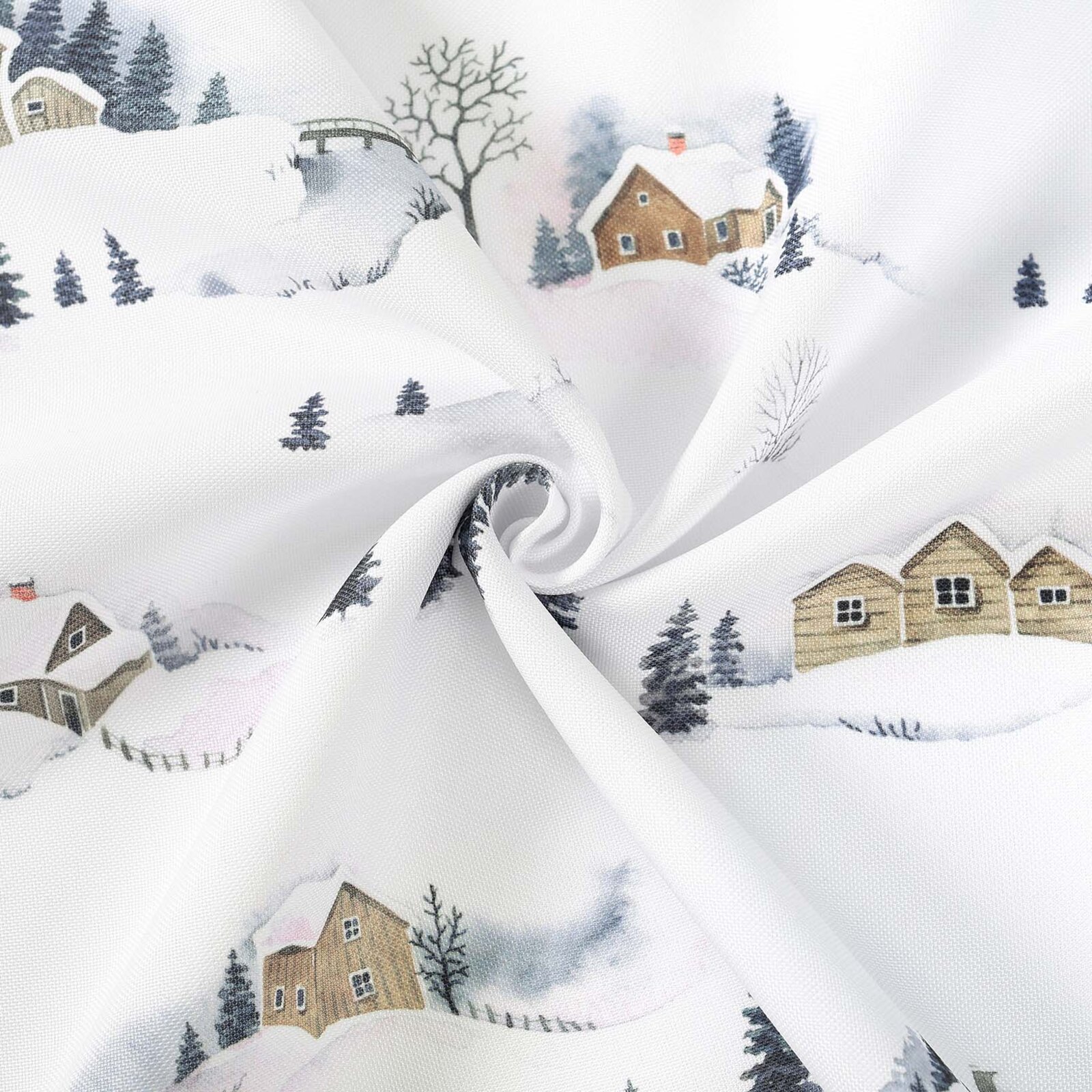 Tafelstof met tefloncoating - Winters landschap