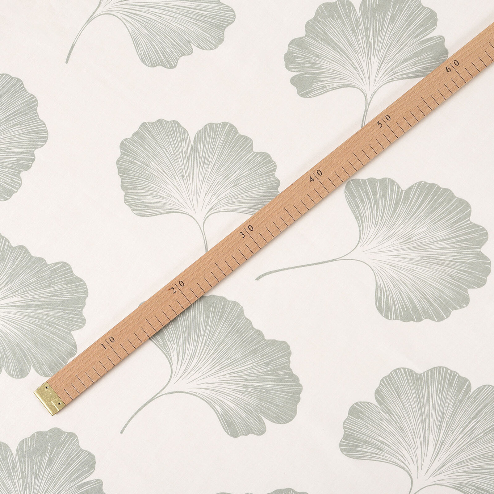 Katoen renforcé - Bladeren ginkgo