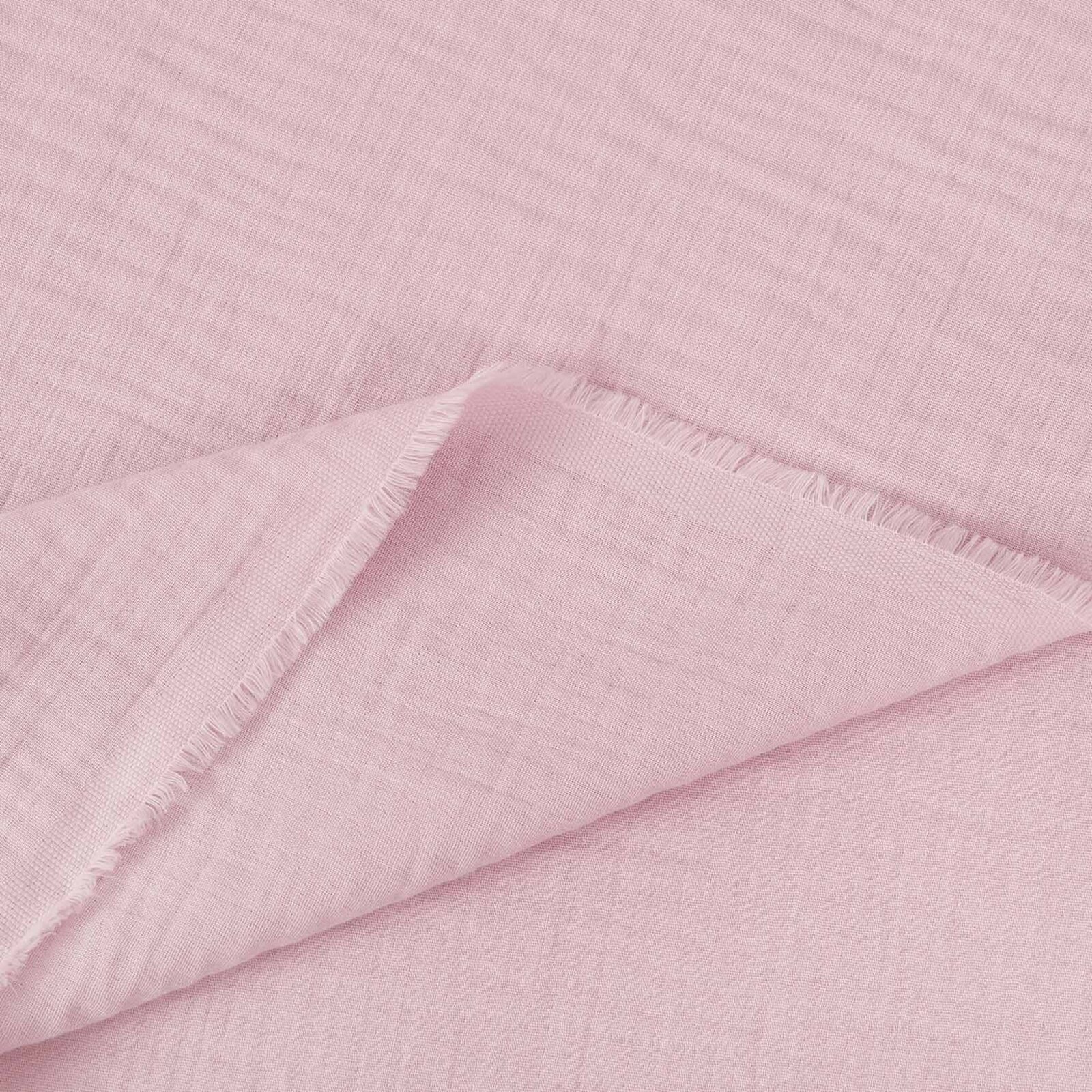 Mousseline stof - pastel roze