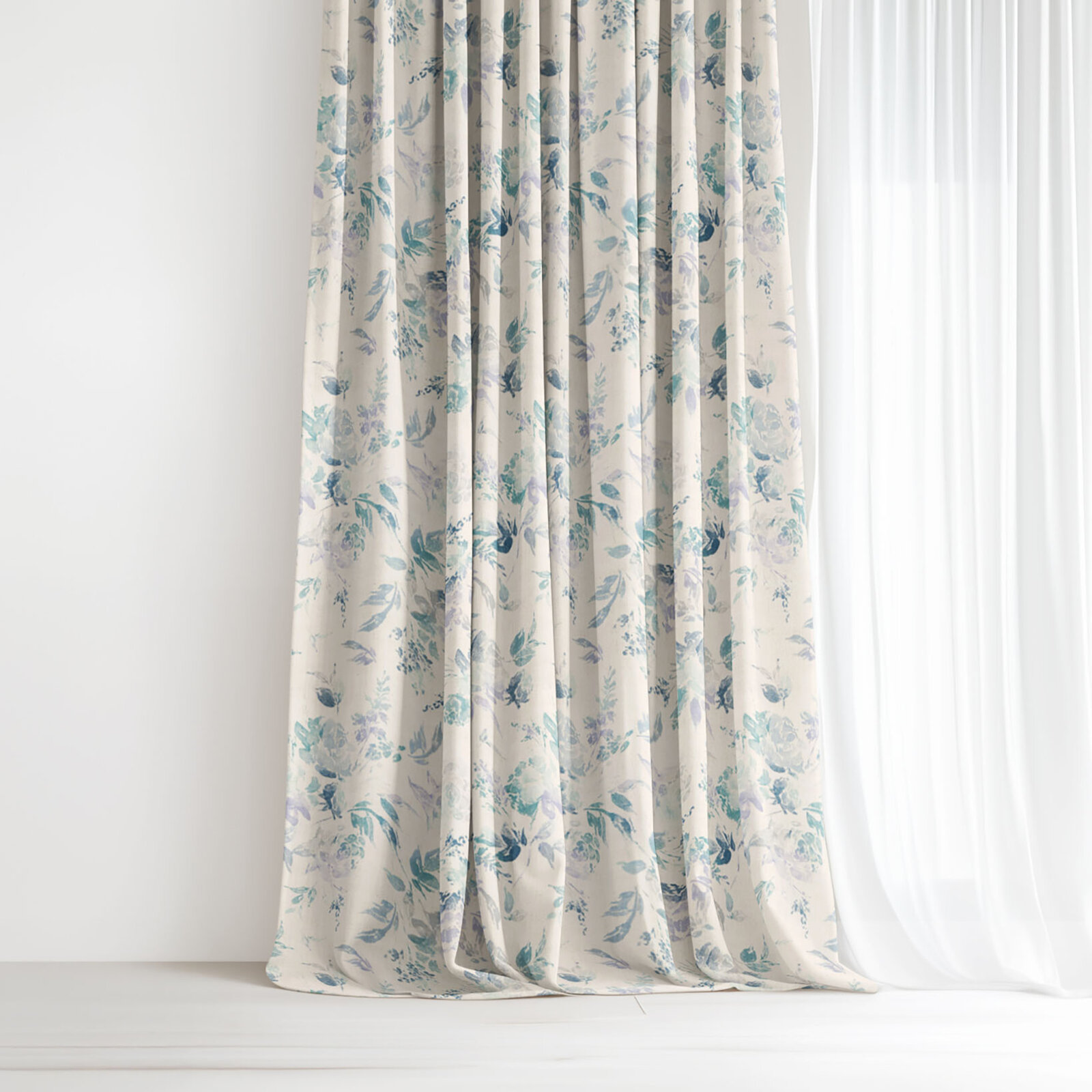Decoratief gordijn Valencia - Plantenprints