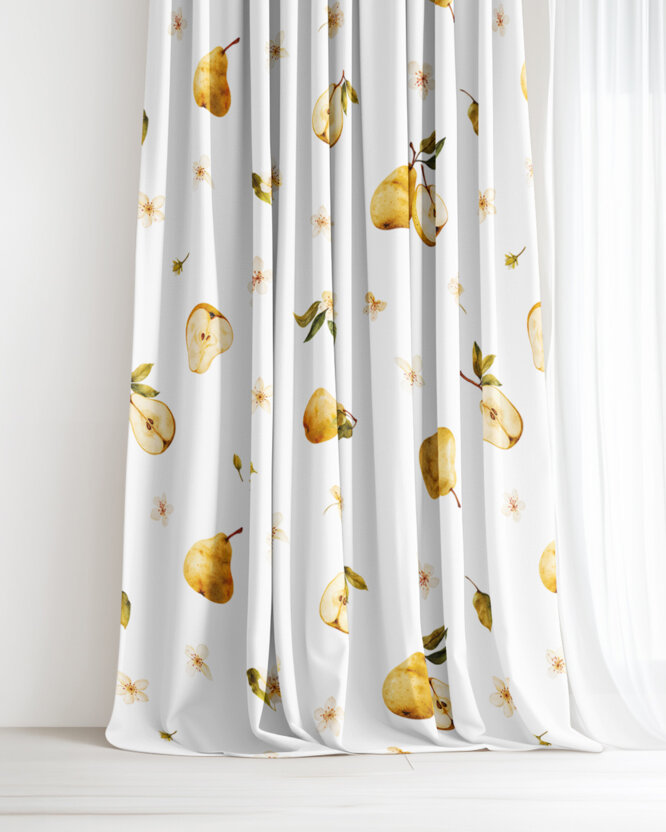 Decoratief gordijn Luca - Perenboomgaard