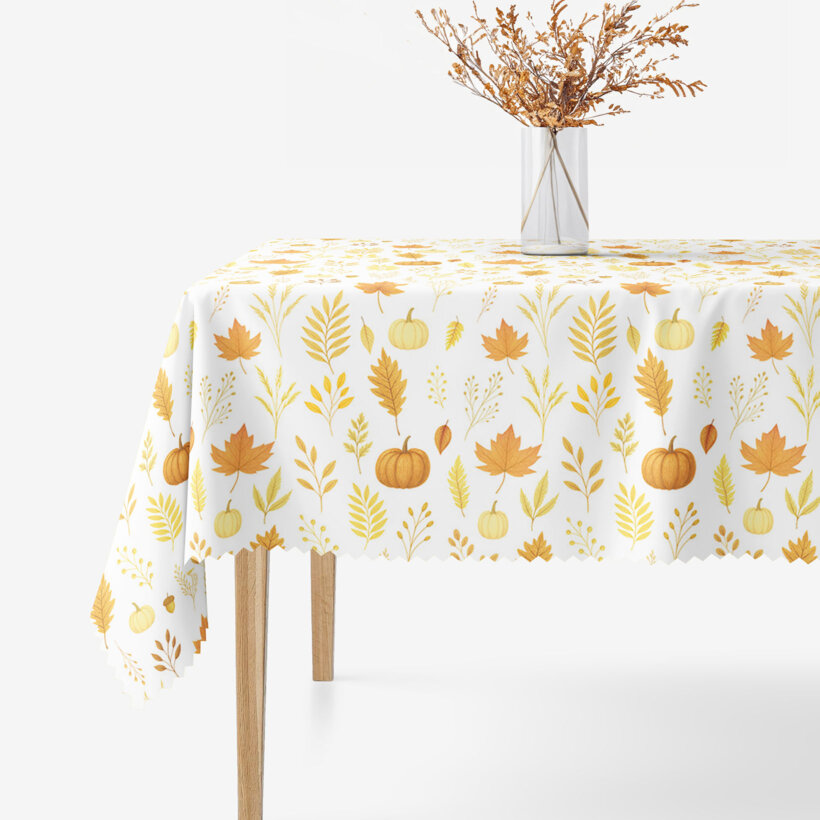 Hoekig teflon tafelkleed - Geur van de herfst