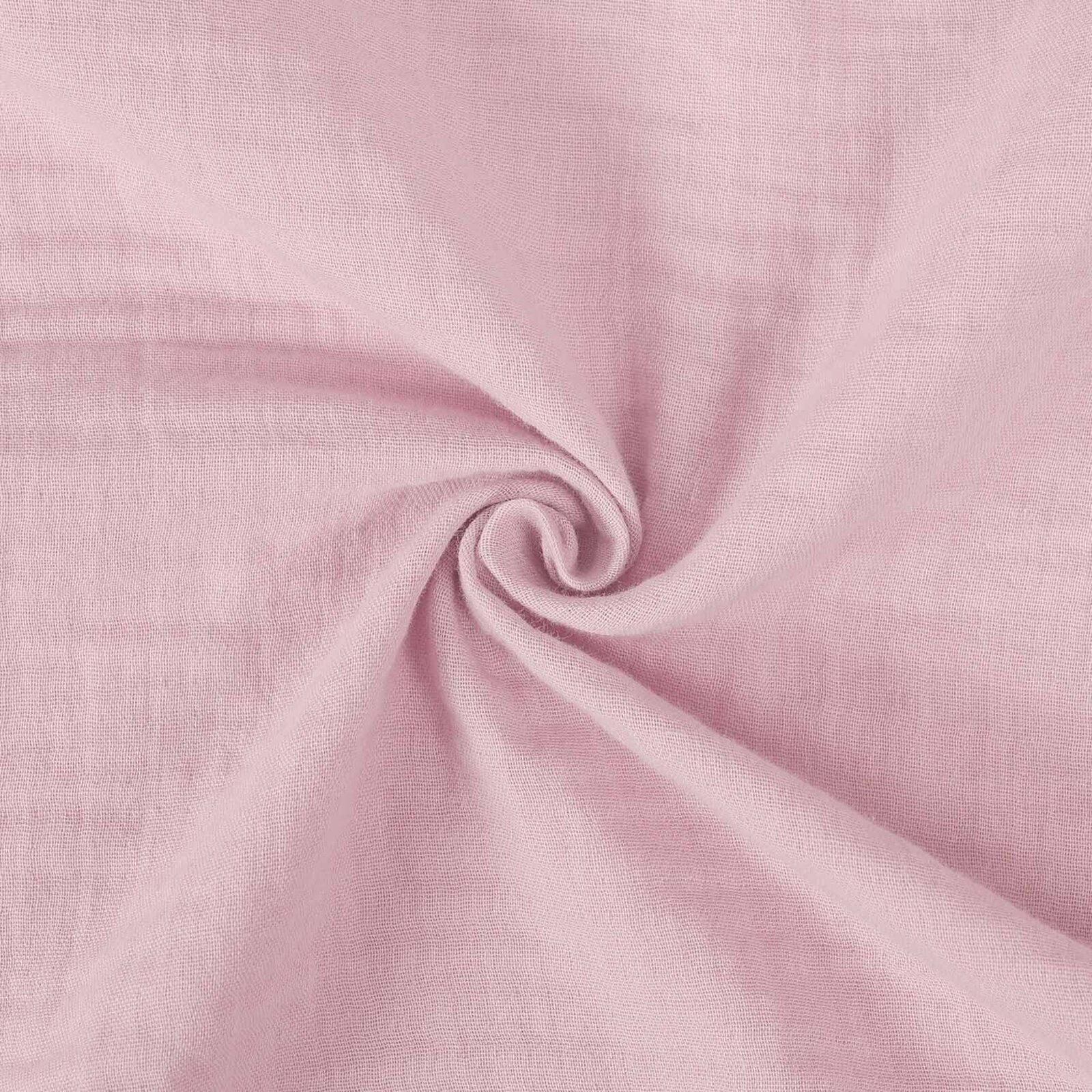 Mousseline stof - pastel roze