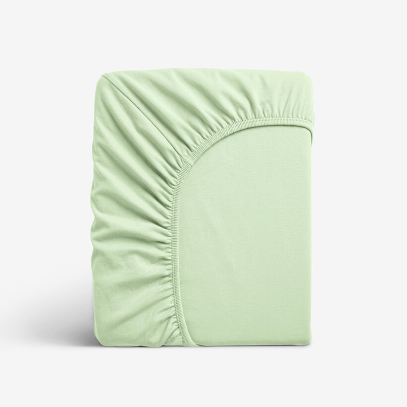 Jersey elastisch laken - lichtgroen