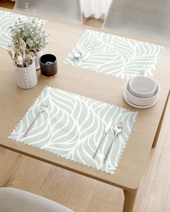 Tafelplacemat teflon - Salie lijnen - set 2 stuks