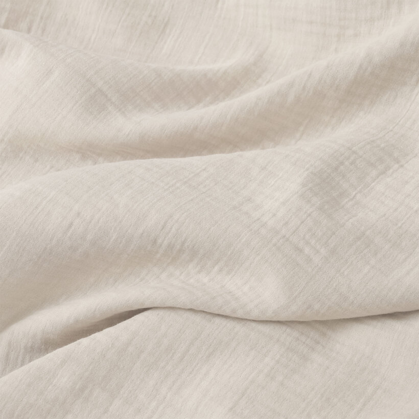 Mousseline beddengoed - naturel