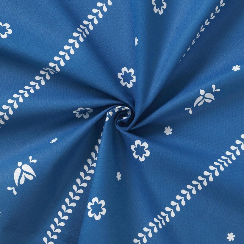 Katoen renforcé - Na mú dušu op blauw