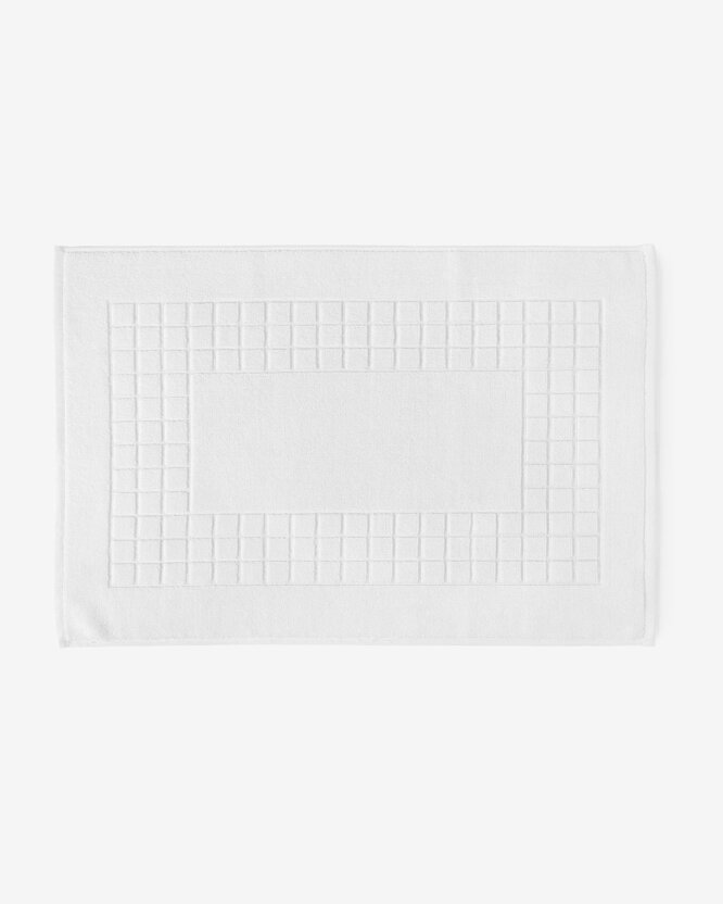 Badkamer badstof mat Mozaika - wit