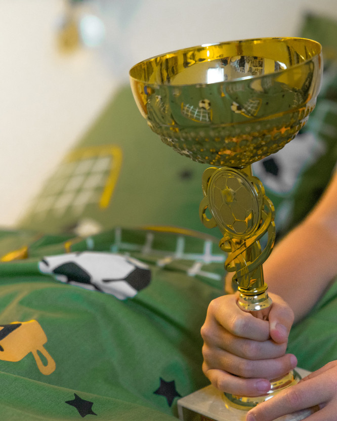 Kinder katoenen beddengoed - Voetbalwereld