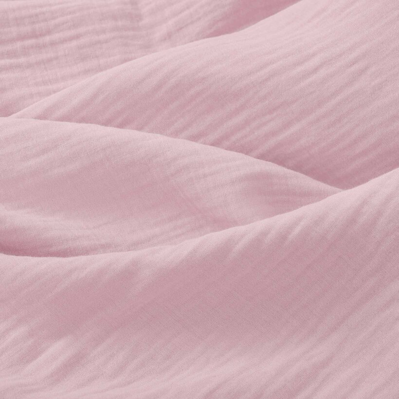 Mousseline stof - pastel roze