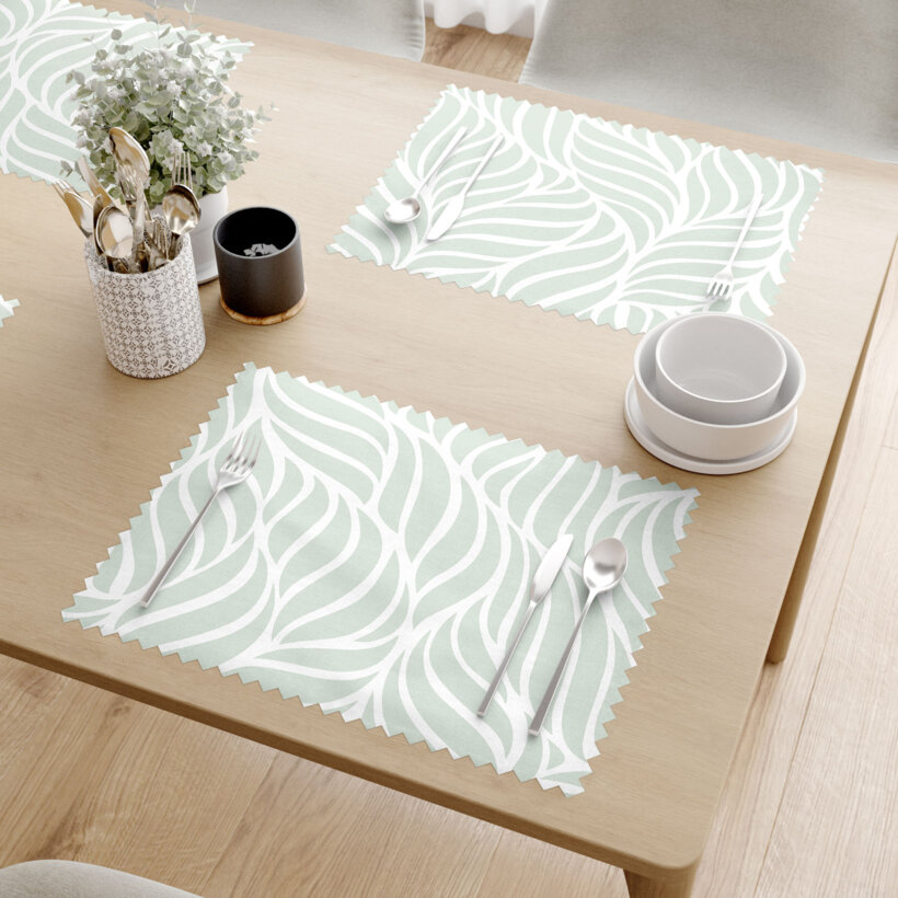 Tafelplacemat teflon - Salie lijnen - set 2 stuks