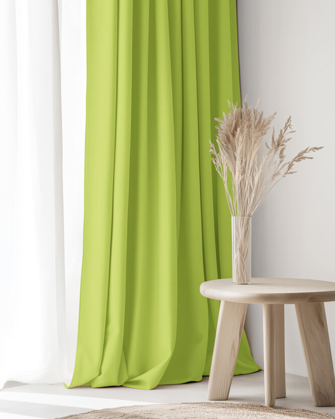 Decoratief gordijn Luca - groen